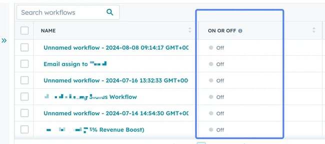 Unused Workflows-1