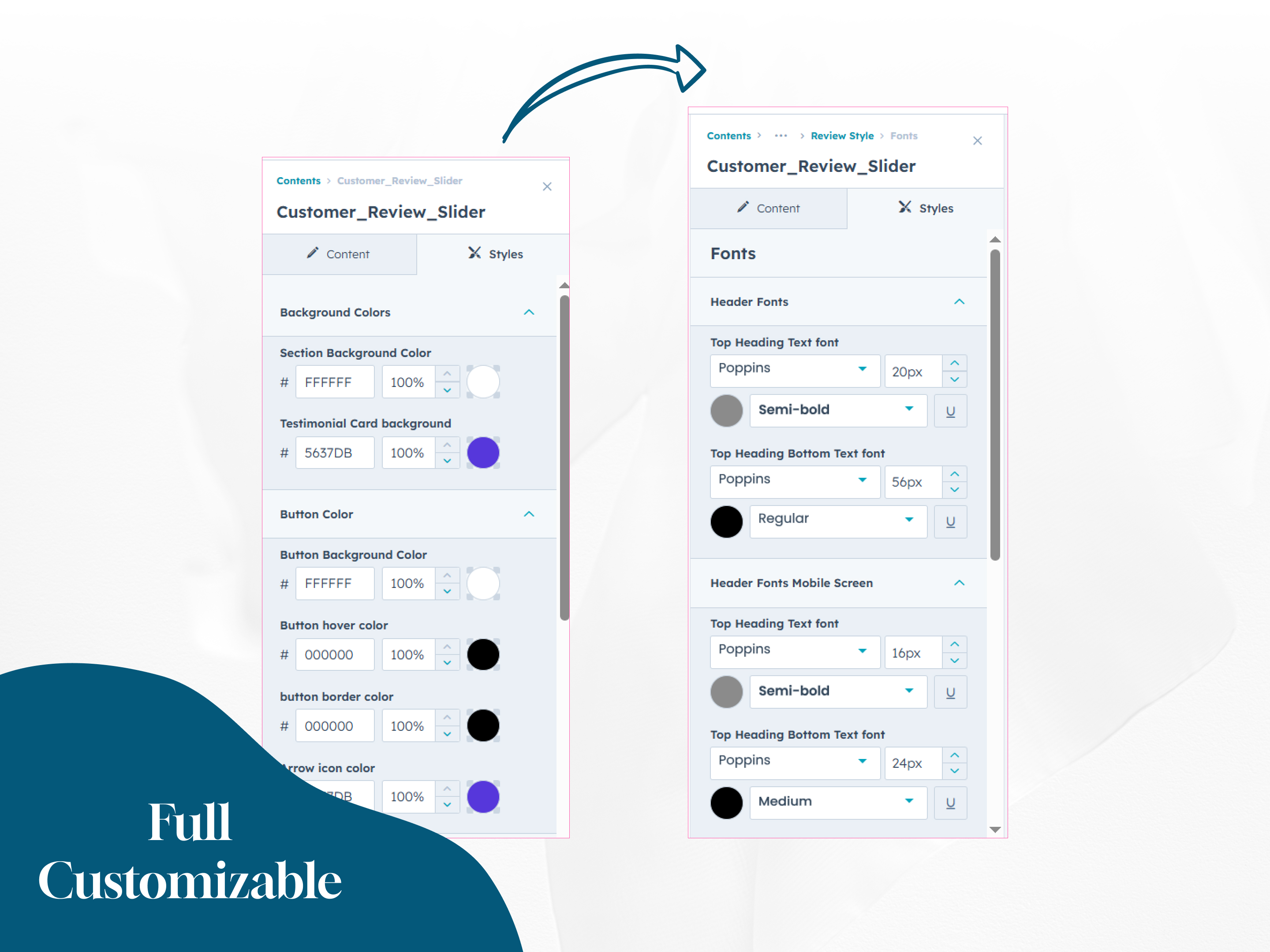 Full Customizable
