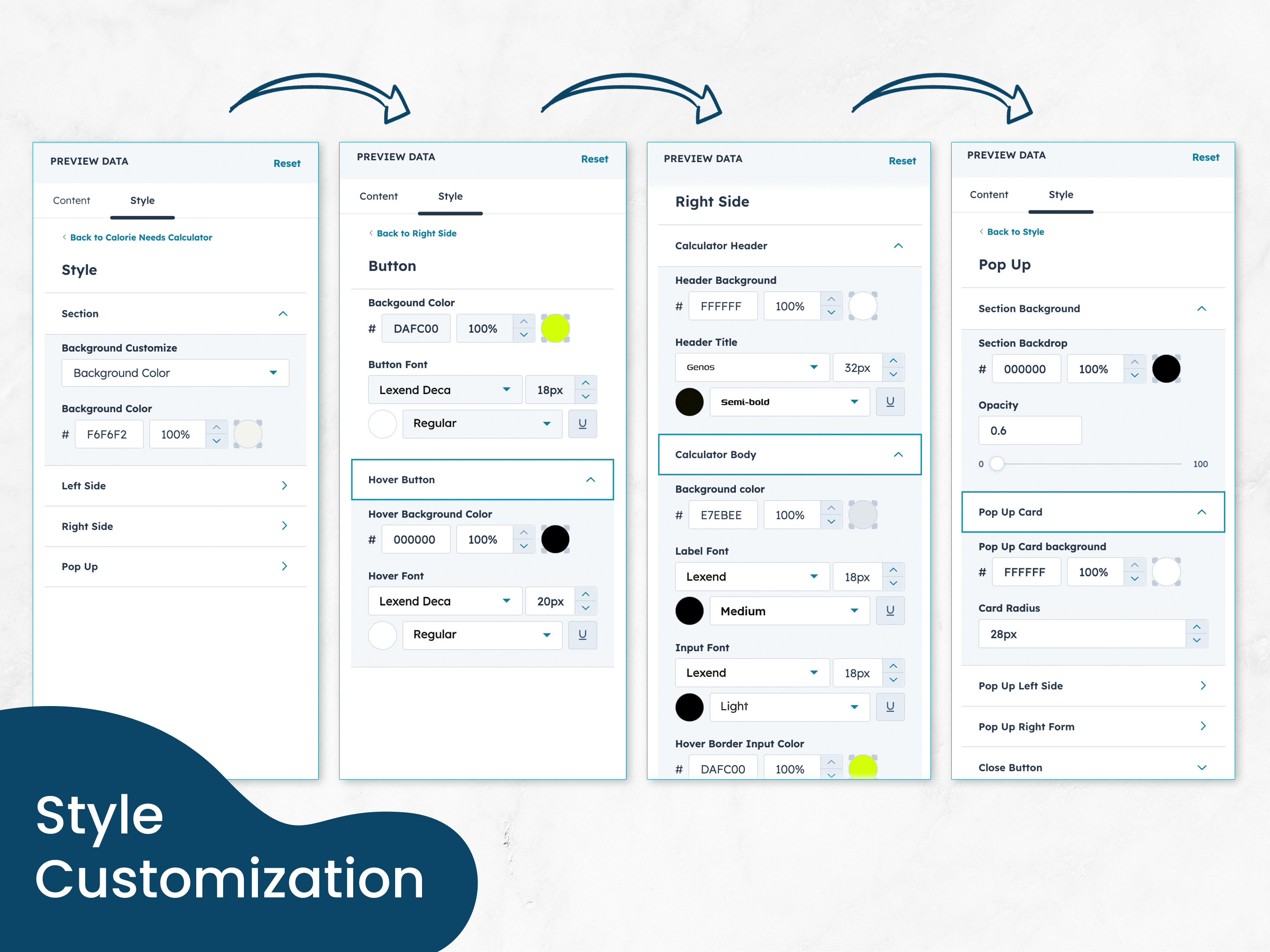 Moduler Features2Layout Customizable copy